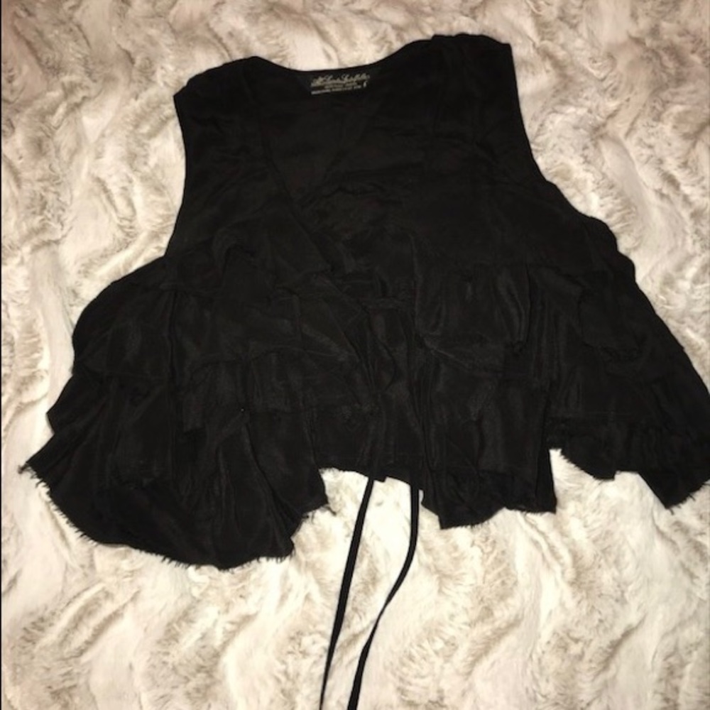 All Saints Cropped Vest